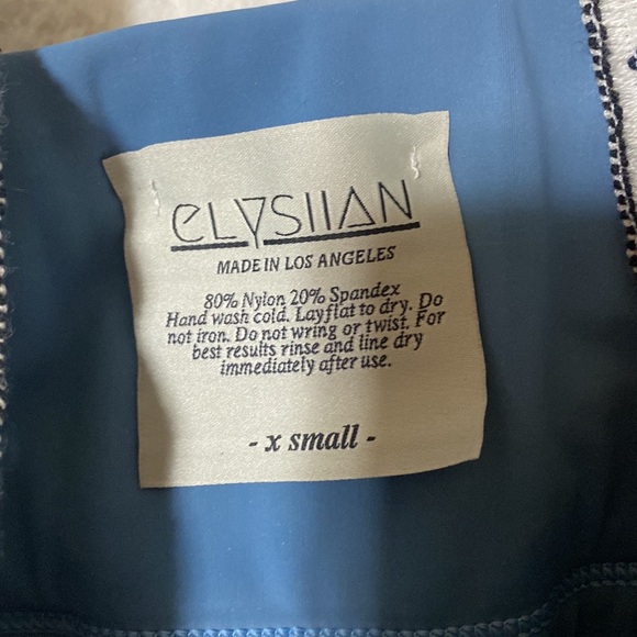 Elysiian Swim Elysiian Blue Catalina Bikini Top Only Poshmark